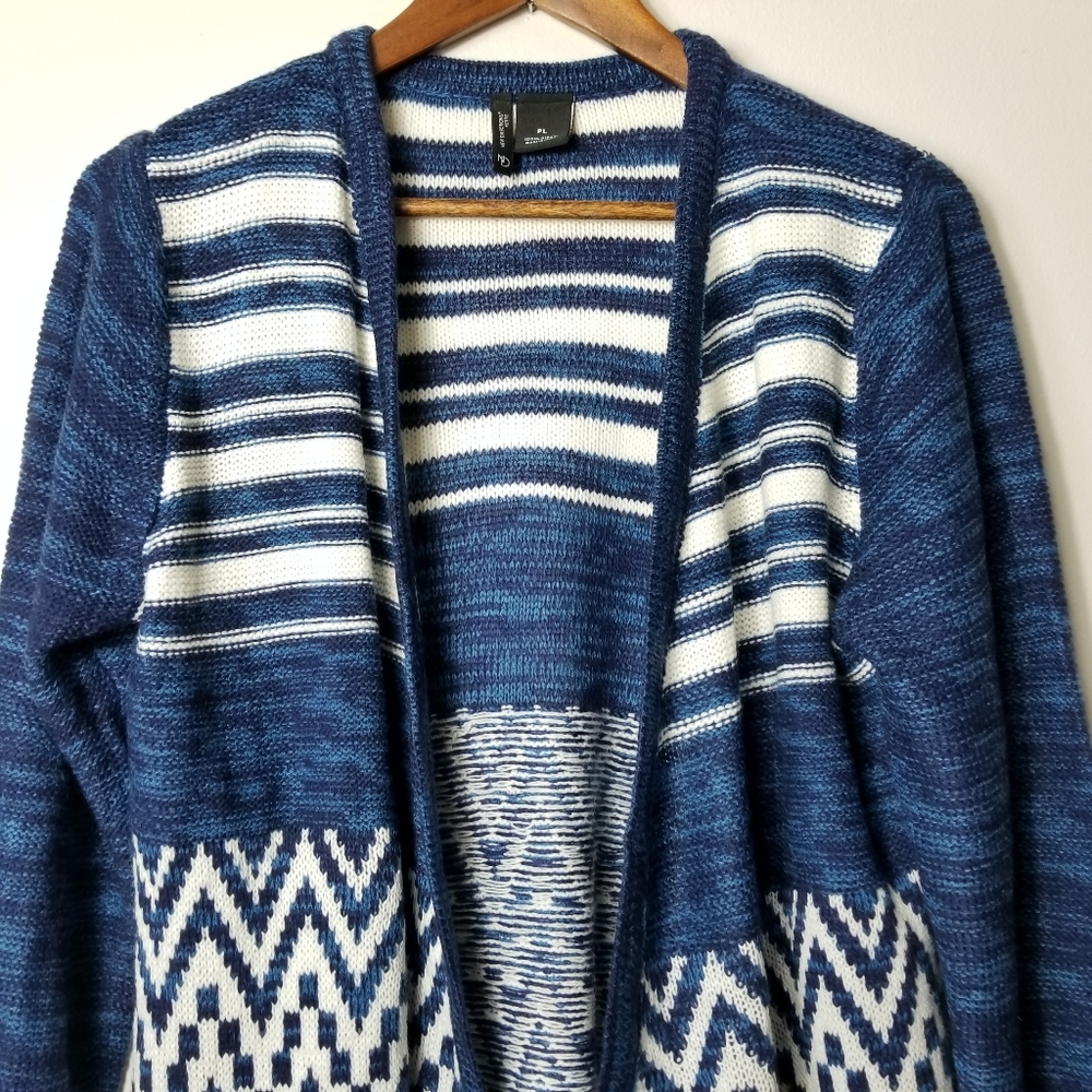 New Direction Petite large knit cardigan - Picture 2 of 11